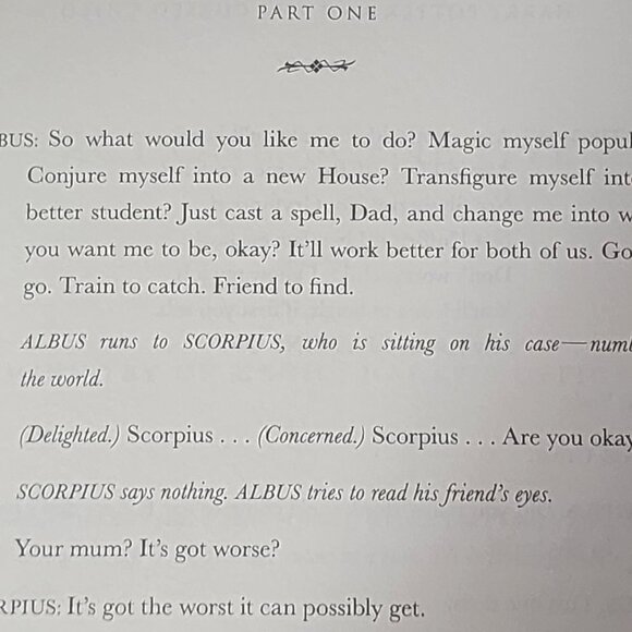 Harry Potter and the Cursed Child Parts 1 and 2 Special Rehearsal Edition Script - Picture 12 of 16
